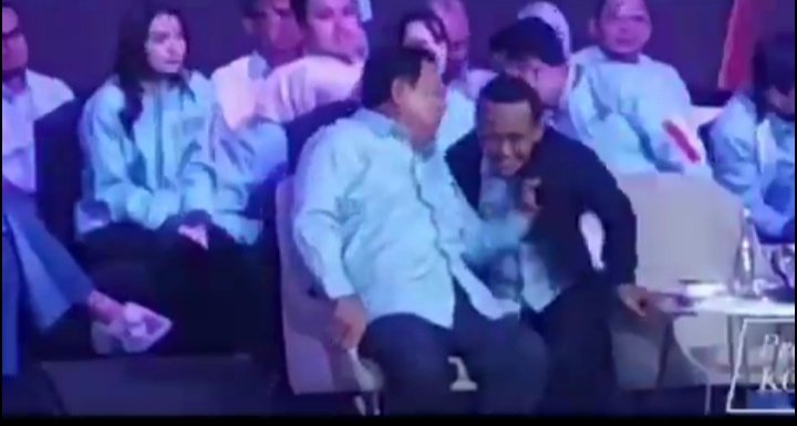 Viral Video Prabowo Subianto Mencengkram  Bahlil Dalia