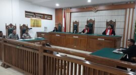 Kasus Sengketa Tanah Yohanes Suherman Semakin Seru / ket foto: Sidang Gugatan Yohanes Suherman kepada Pemda Mabar.  Senin, 06 Maret 2023 (dokumentasi)