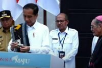 Presiden Joko Widodo resmikan Gereja Katedral Kupang pada, Rabu,(06/12/2023)