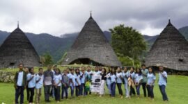 Sejumlah Pelajar SMKN 2 Welak Study Tour ke Desa Wisata Wae Rebo