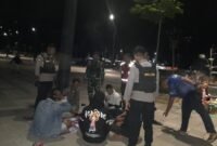 Tim Gabungan TNI-Polri Gelar Razia terhadap sejumlah pemuda yang konsumsi Miras di Waterfront City, Labuan Bajo