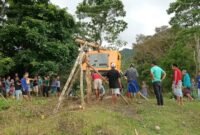 Mesin Genset yang diberikan kepada warga kampung Wae Racang Sano Nggoang Agustus lalu. 