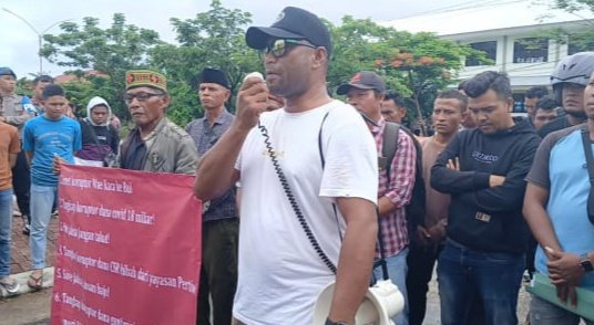 Ketua Gerakan Masyarakat Anti Korupsi [Gemasi] kabupaten Manggarai Barat, Rafael Taher. 